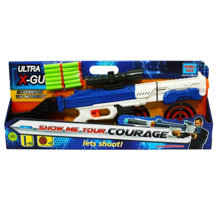 تفنگ اسنایپر با تیرهای ابری