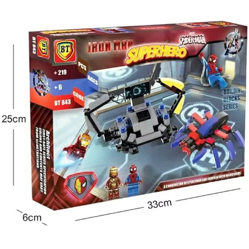 لگو مارول BT843 اسپایدرمن و آیرون من