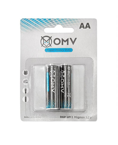 باتری قلمی OMV بسته دوتایی