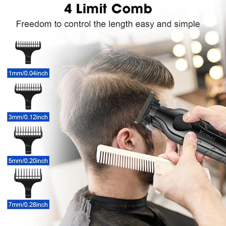 ماشین اصلاح کیمی مدل KM-2269 با تیغه کربن استیل و برش مستقیم