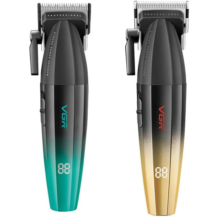 ماشین اصلاح وی جی آر مدل V-003 با تیغه سرامیک ضد آب و برش مستقیم