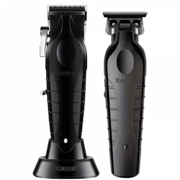 ست ماشین اصلاح کیمی مدل KM-2296 و KM-2299 با تیغه استیل ضد زنگ و برش مستقیم